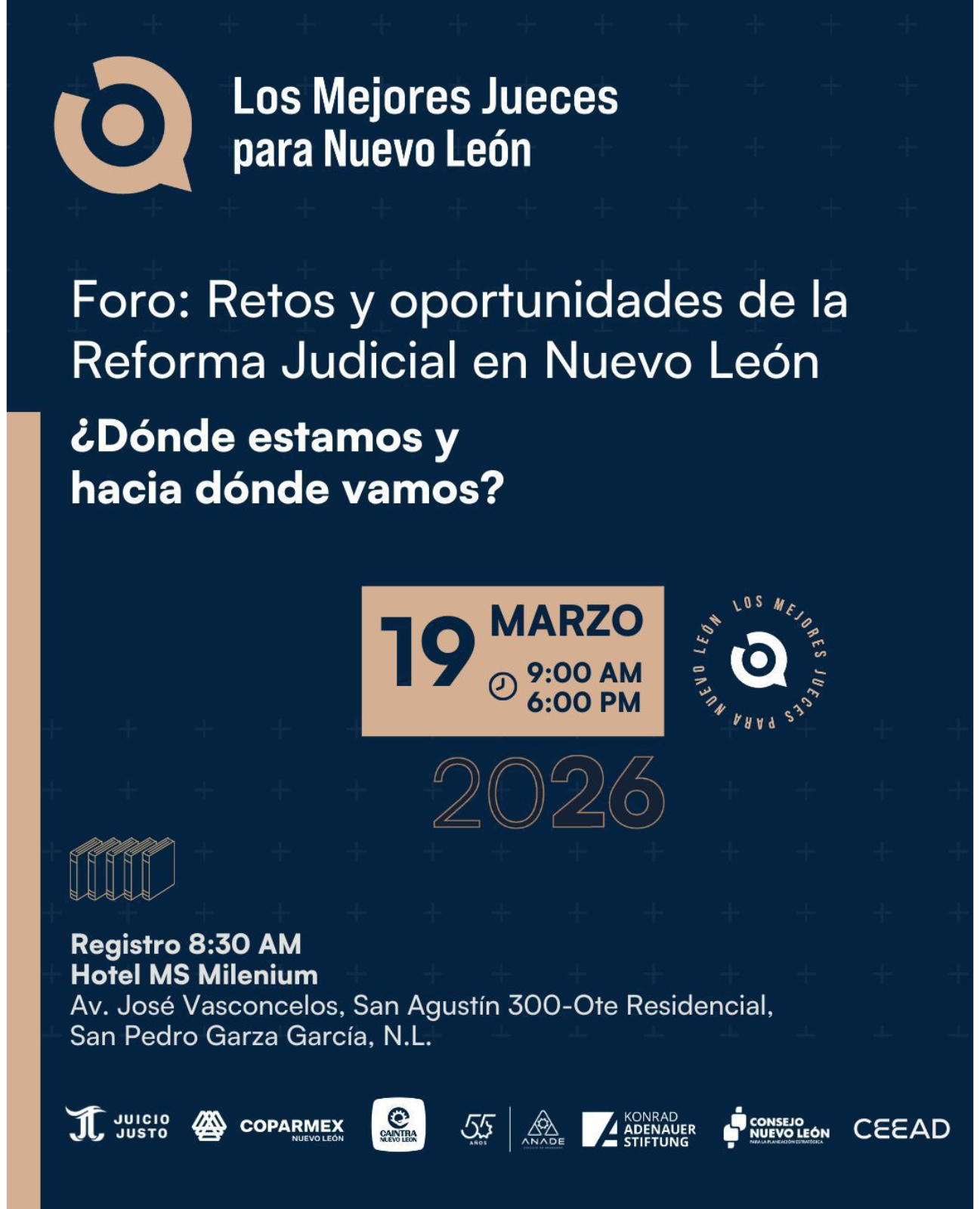 Foro: Retos y oportunidades de la Reforma Judicial en Nuevo León