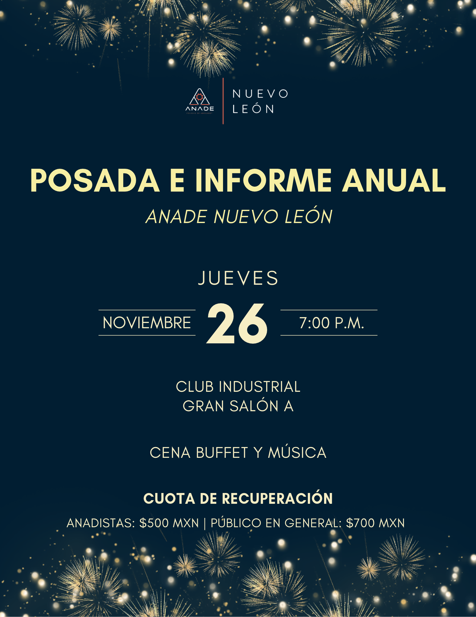 Posada e Informe Anual